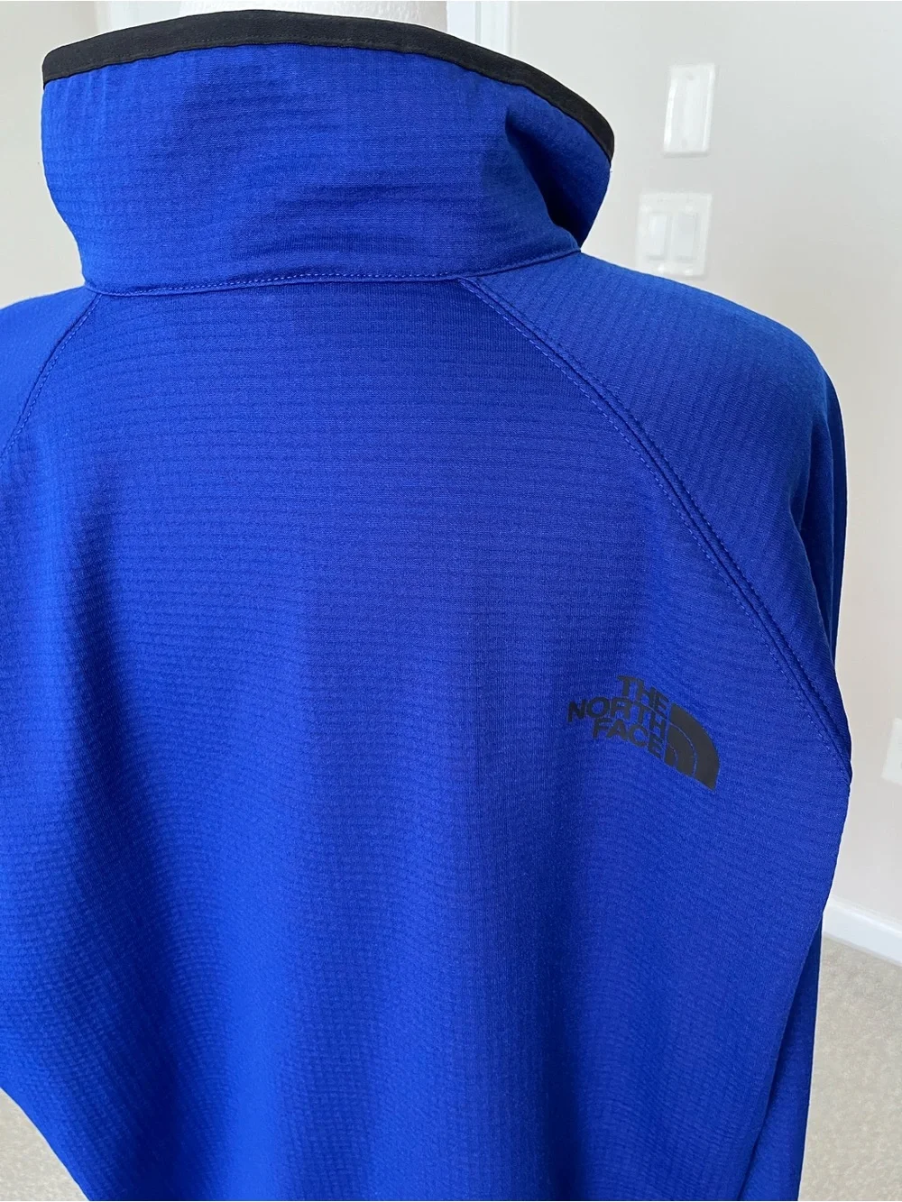 NWOT The North Face Men's Cobalt Blue Lightweight Waffle Knit Jacket Size XL